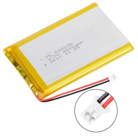 This battery is really the latest state of the art technology in rechargeable. It is extremely thin, light weight and super thin compared to any rechargeable chemistry.Low weight, small size but huge capacity.The other advantage of the Lithium Polymer technology is the very low self discharge . Features: Excellent performance Lightweight High capability Low internal resistance Excellent discharge performance Long cycle time