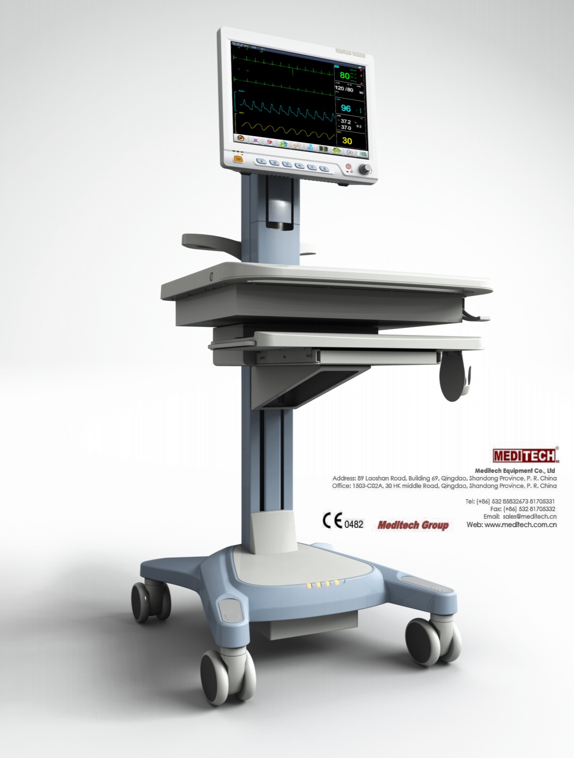 15 inch touch screen patient monitor,Slim patient monitor ,Meditech patient monitor